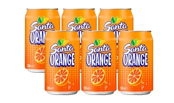 Refresco Santa Naranja (330ml x 6u)