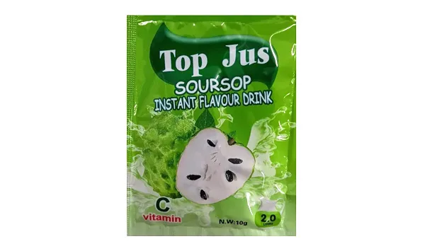 Refresco en polvo Top Jus sabor Guanabana (10g)