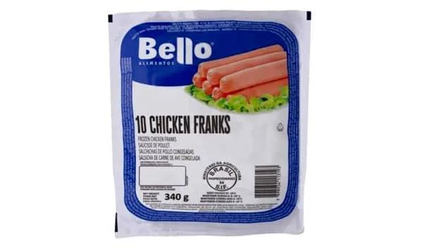 Salchicha de pollo Bello (340g)