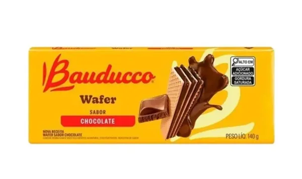 Wafer de chocolate Bauducco (142g)