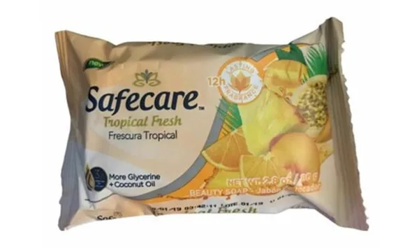 Jabones SAFECARE Tropical Fresh (80g x 3u)