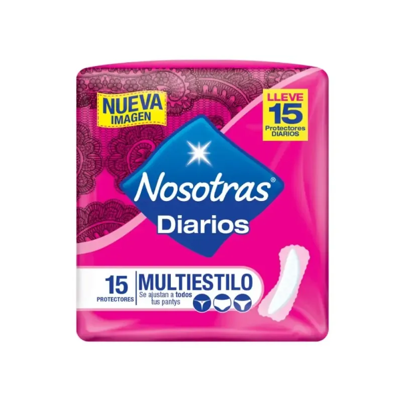Protectores Diarios Multiestilo Nosotras (15u)