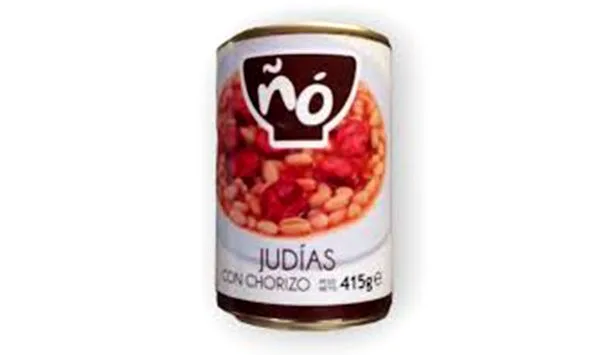 Judías con chorizo ñó (415g)