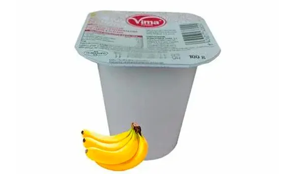 Yogurt Vima sabor Plátano (100g)