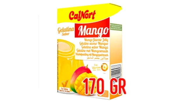 Gelatina CalNort sabor Mango (170g)