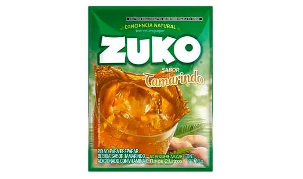 Refresco Zuko sabor Tamarindo (Rinde 2L)