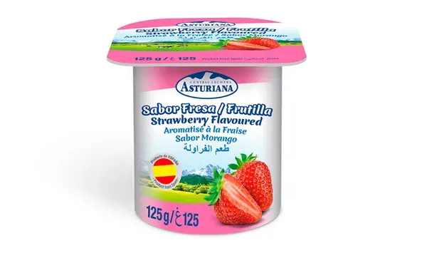 Yogurt Asturiana sabor Fresa (125g)