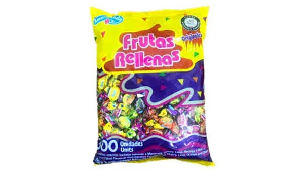 Caramelos Mixto Fruta Rellena (Pqt.)