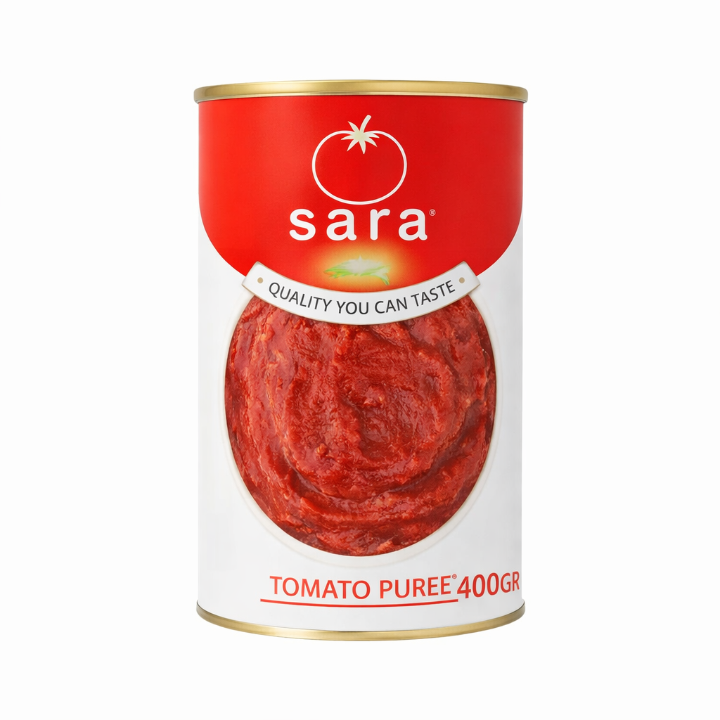 Tomate concentrado (puré) 10% lata 400gr SARA