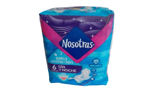 Toallas higienicas día y noche Nosotras (6u)