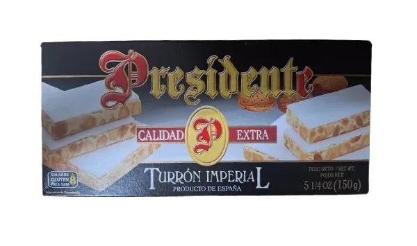 Turrón de Almendras duro Presidente (150g)