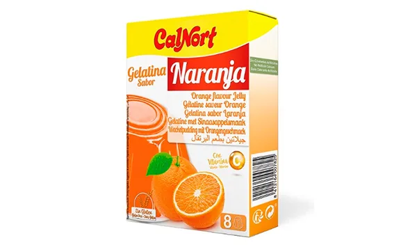 Gelatina CalNort sabor Naranja(170g)