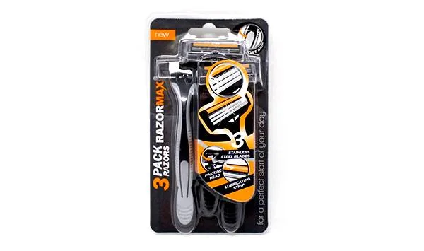 Máquina de Afeitar Razor Max (3u)