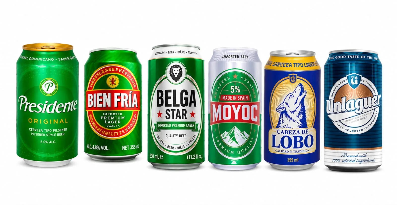 Cervezas importada (12ux330ml)