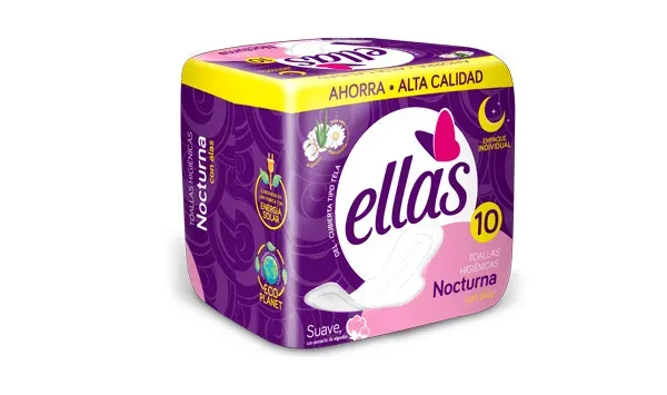 Toallas higienicas Nocturnas Ellas (10u)