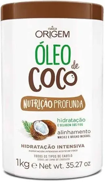 Crema de tratamiento Nazca Origem con aceite de coco nutrición profunda (1Kg)