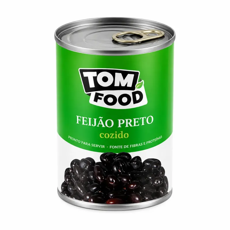 Frijol Tom Food Negro Cocido (425g)