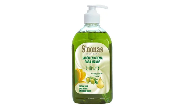 Jabón S´nonas en crema para manos Oliva (500ml)