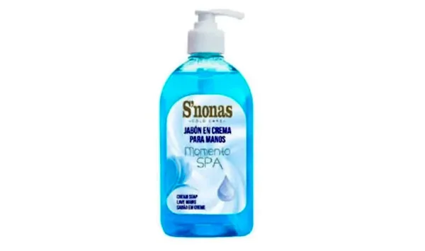 Jabón S´nonas en crema para manos SPA (500ml)