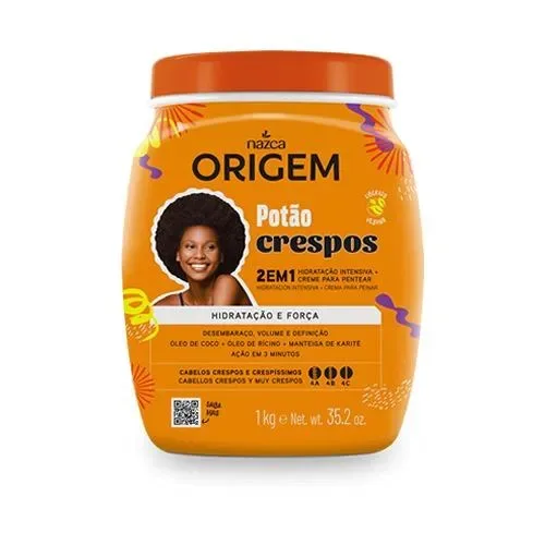 Crema de tratamiento Nazca Origem para cabello rizado 2 en 1 (1Kg)