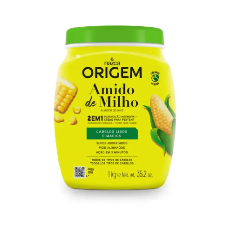 Crema de tratamiento Nazca Origem Amido De Milho 2 en 1 (1Kg)