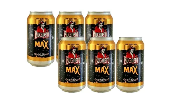 Cerveza Bucanero Max (330ml x 6u)