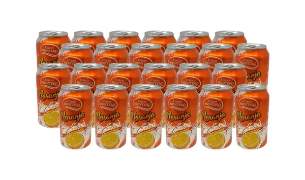 Refresco Naranja Ciego Montero (355ml x 24u)