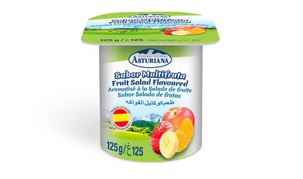 Yogurt Asturiana sabor Macedonia (125g)