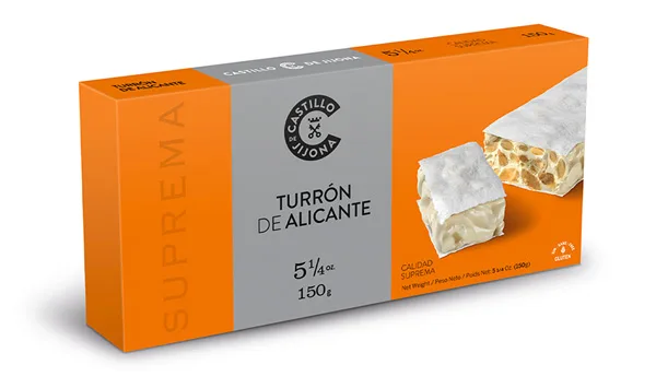 Turrón de Alicante Castillo de Jijona (150g)