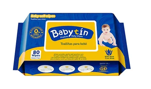 Toallitas Húmedas Babytín (80u)