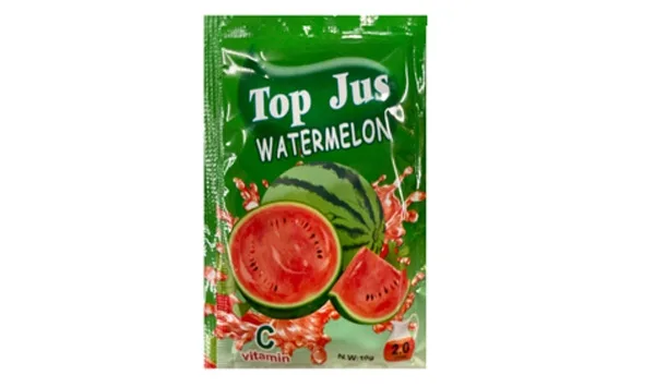 Refresco en polvo Top Jus sabor Melon (10g)