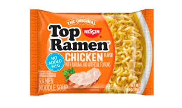 Sopa de fideos Top Ramen sabor Pollo  (85g)