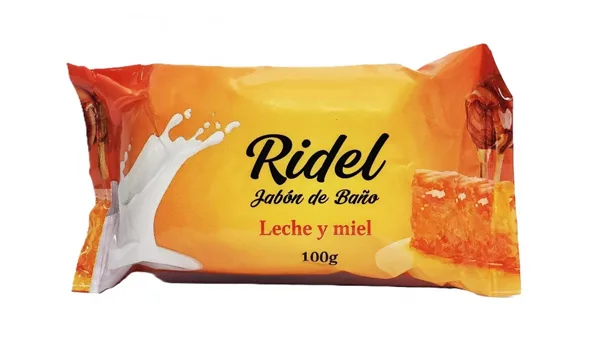 Jabón de baño Ridel Leche y Miel (100g)