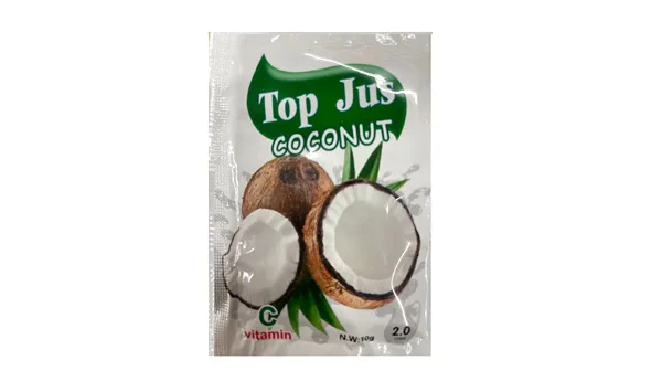 Refresco en polvo Top Jus sabor  Coconut (10g)