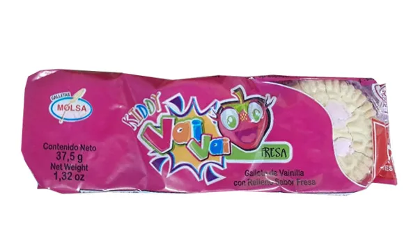 Galletas Vai Vai de fresa (37,5g)