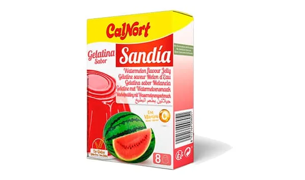 Gelatina CalNort sabor Sandía (170g)