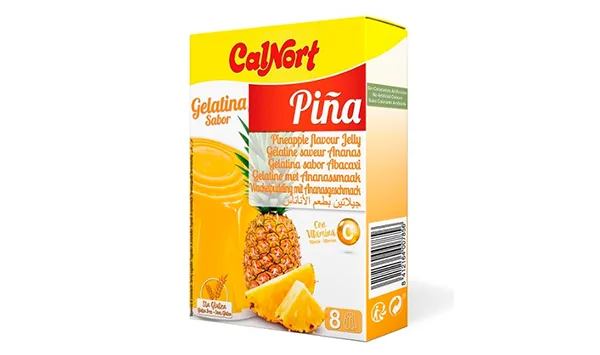 Gelatina CalNort sabor Piña(170g)