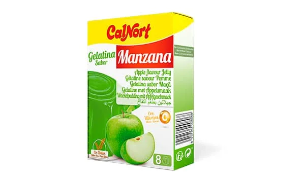 Gelatina CalNort sabor Manzana(170g)