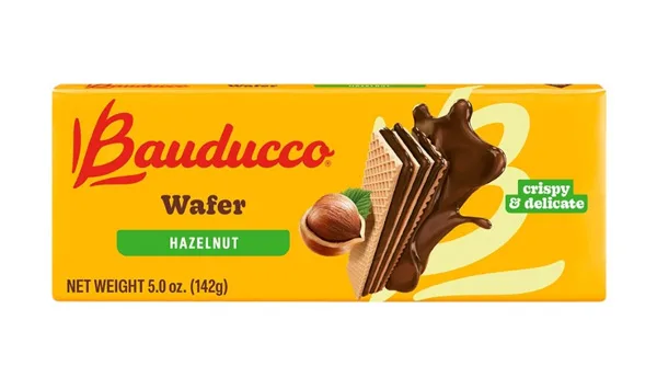 Wafer de chocolate hazelnut Bauducco (142g)