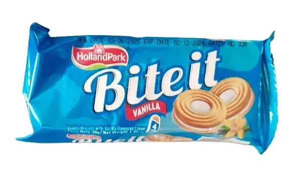 Galletas Bite It Hollandpark Vainilla (30g)