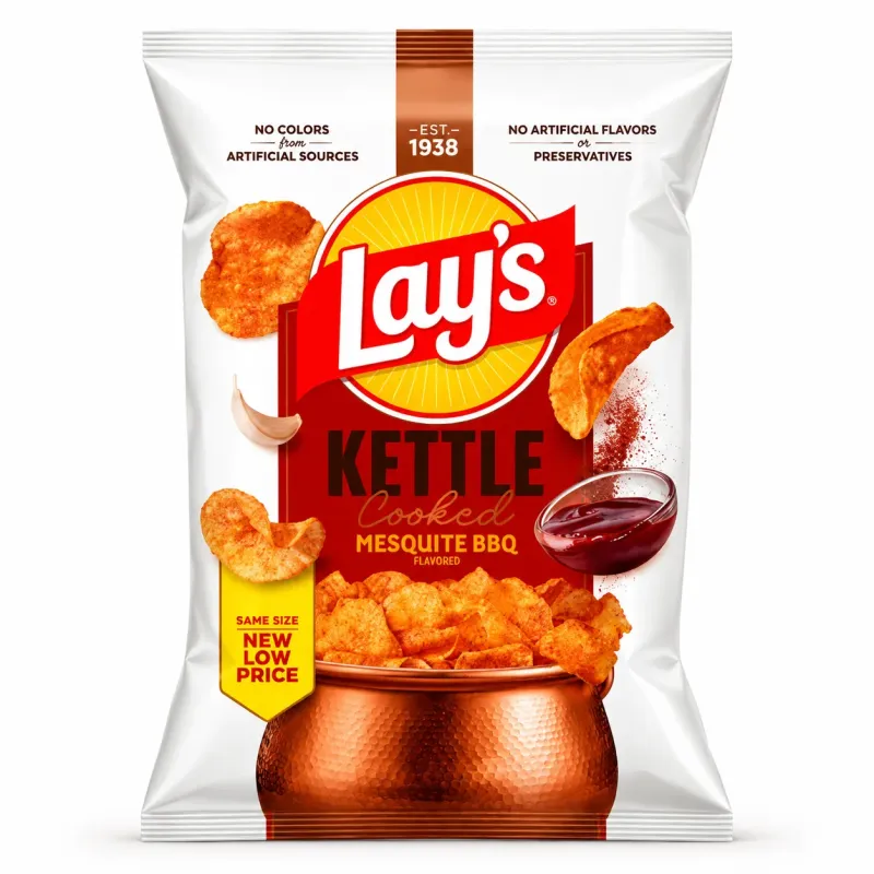 Potato Chips Lays cooked mesquite BBQ (24g)