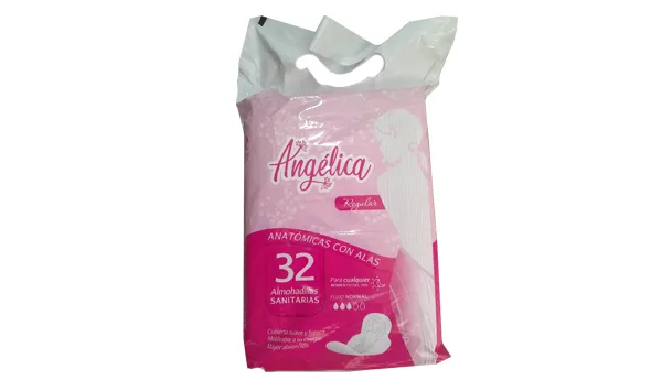 Almohadillas Sanitarias con alas Angélica (32u)