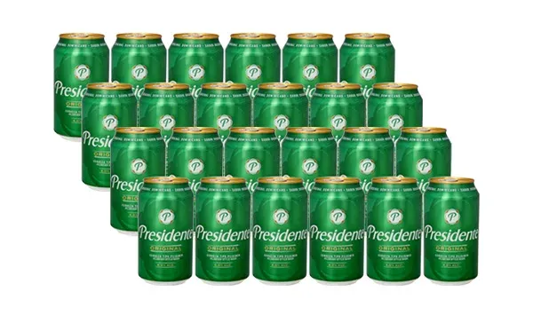 Cerveza Presidente (24u x 355 ml)