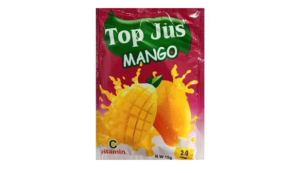 Refresco en polvo Top Jus sabor Mango (10g)
