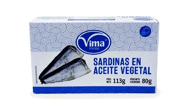 Sardina en aceite Vima (113g)