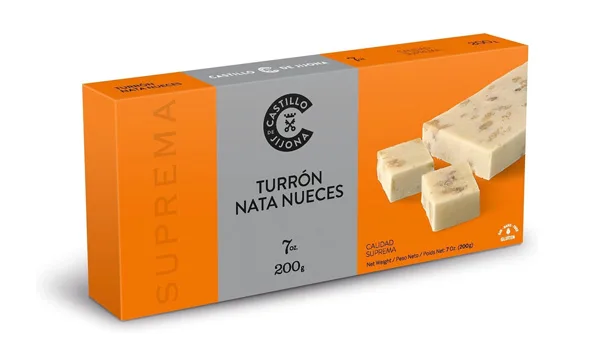 Turrón de Nata de Nueces Castillo de Jijona (200g)
