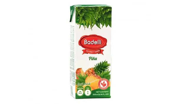 Jugos Badelli sabor Piña (200ml)