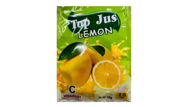 Refresco en polvo Top Jus sabor Limon (10g)