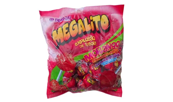 Chupachupas Megalito  Fresa (900g)