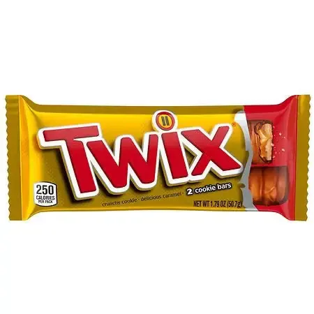 Chocolate Twix Barra de caramelo de chocolate (50.7g)